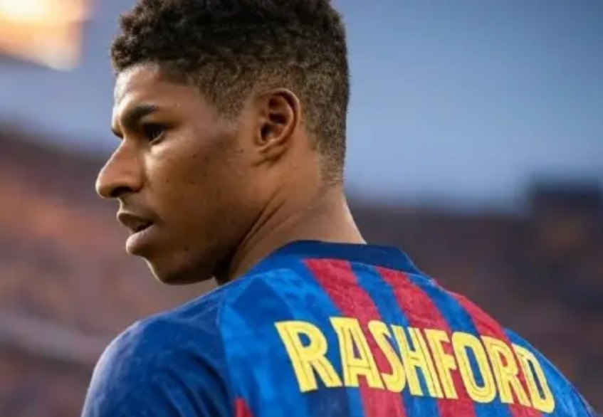 ▲ FC바르셀로나와 연결되는 마커스 래시포드  ⓒX 갈무리