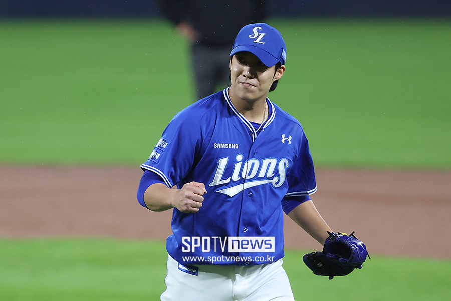 ▲ 6억3000만 원에 2025년 연봉 협상을 마무리한 원태인은 올해 강백호가 세운 8년 차 최고 연봉(7억 원)을 경신할 유력한 후보다. ⓒ곽혜미 기자