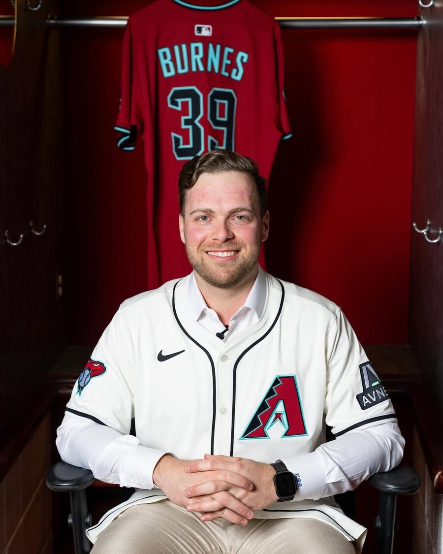 ▲ 코빈 번즈 ⓒ애리조나 다이아몬드백스 공식 SNS