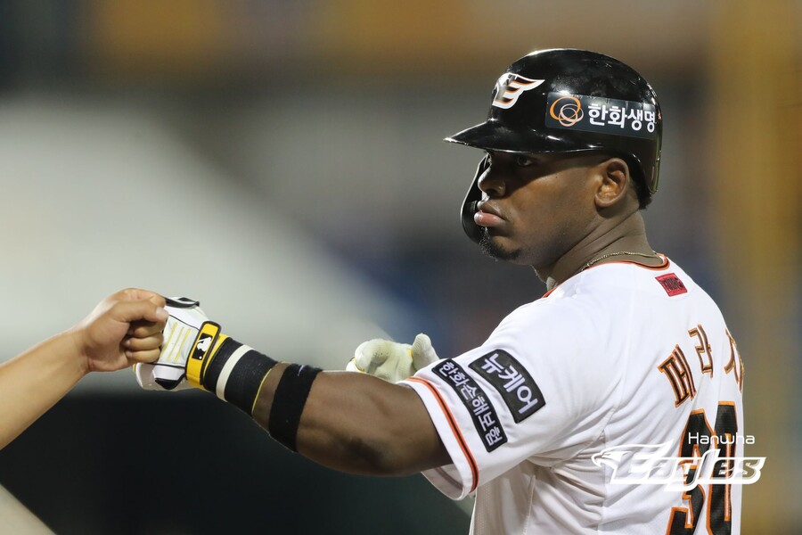 ▲ 샌디에이고와 마이너리그 계약을 한 요나단 페라자는 스프링트레이닝 초청 선수 명단에 포함되며 기대치를 키우고 있다. ⓒ한화 이글스