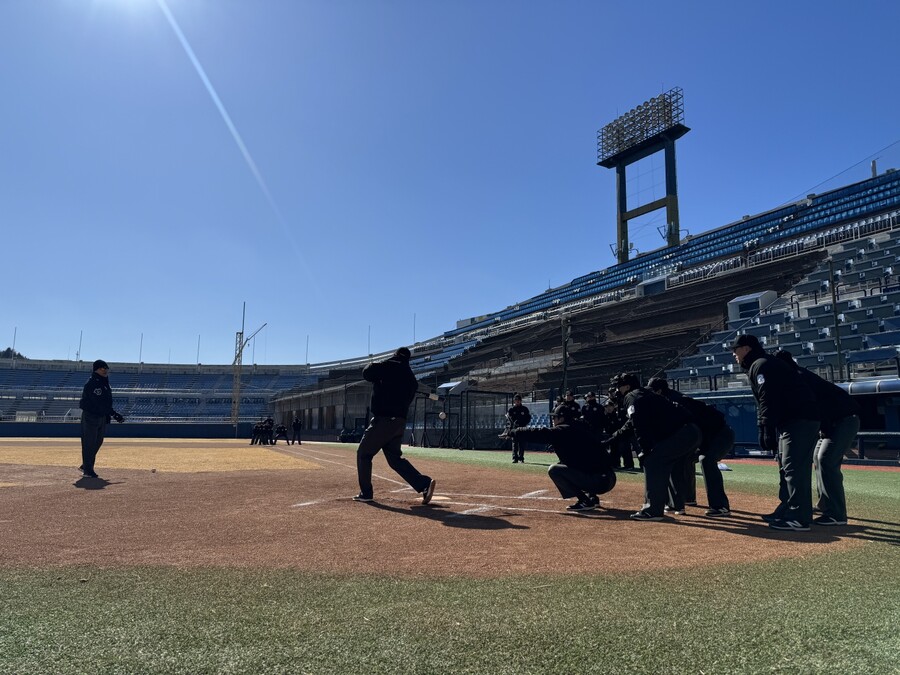 ▲ KBO 심판·기록위원회 합동 훈련 ⓒ KBO