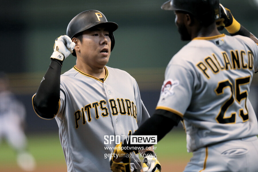 ▲ 피츠버그 파이어리츠에서 활약했던 강정호