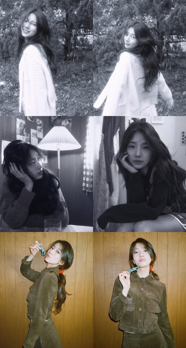 ▲ 수지 새 싱글 '컴백' 콘셉트 사진과 스페셜 사진. 제공|매니지먼트 숲