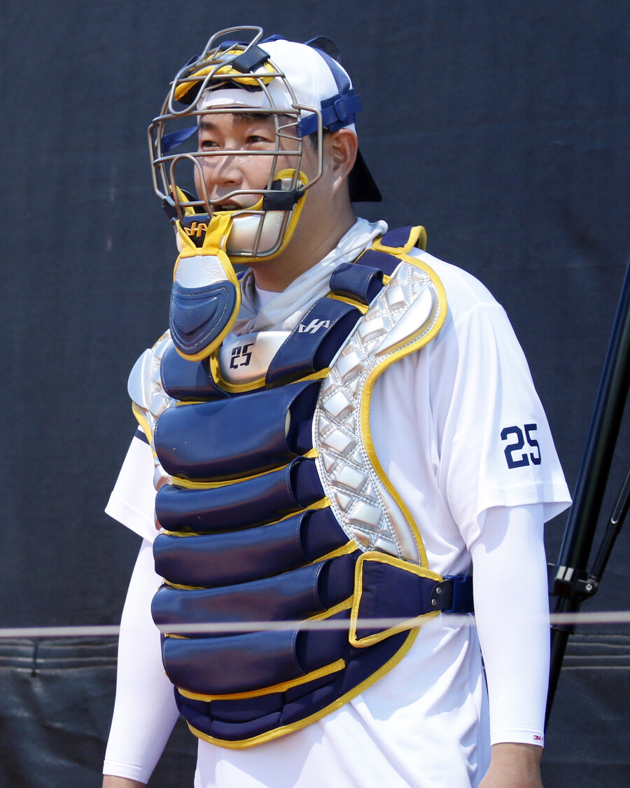 ▲ 두산 복귀 후 3년 차를 맞이하는 양의지는 올해는 반드시 우승을 차지해 복귀의 이유를 증명한다는 각오다 ⓒ두산베어스