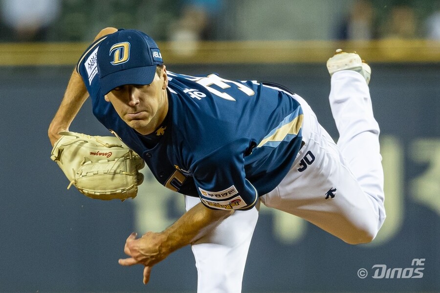 ▲ 화려한 메이저리그 복귀를 꿈꾸는 카일 하트 ⓒ NC 다이노스