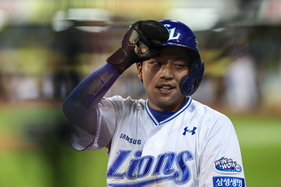 ▲ 지난해 좋은 수비력을 발판 삼아 1군 데뷔한 성공한 양도근도 수비 훈련 도중 코뼈를 다치는 부상으로 아쉽게 조기 귀국을 선택했다. ⓒ삼성 라이온즈