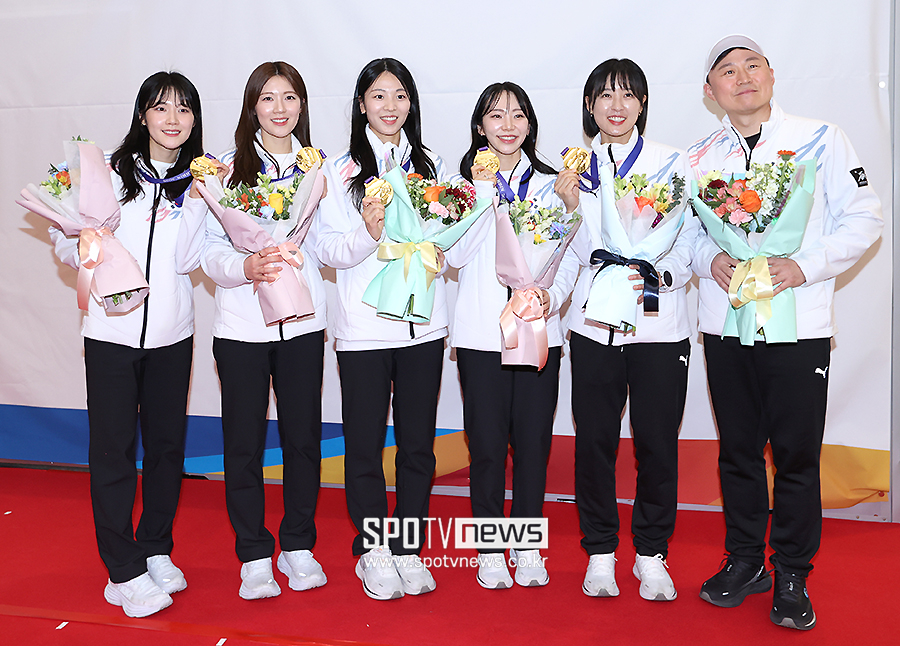 ▲ 여자 컬링 ⓒ곽혜미 기자