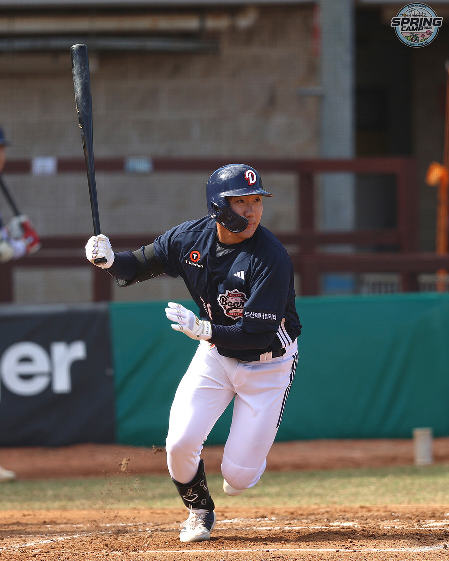 ▲ 새로운 팀에서 새로운 마음가짐으로 새 출발하는 추재현은 두산 외야에 새로운 바람을 불어넣을 것으로 기대를 모은다 ⓒ두산베어스