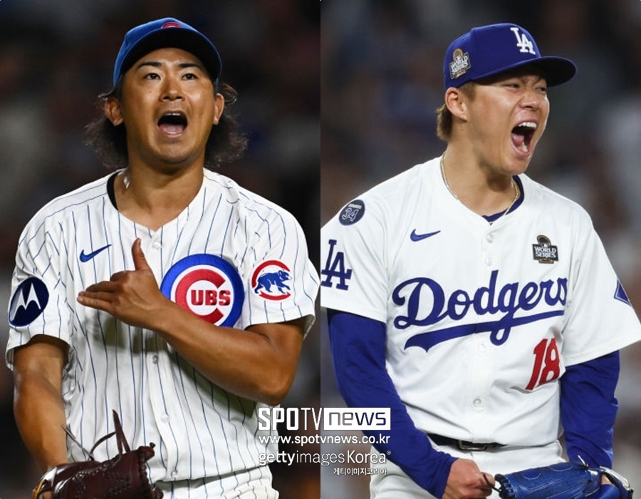 ▲ 도쿄에서 열리는 2025년 메이저리그 개막전에 나란히 선발로 예고된 야마모토 요시노부와 이마나가 쇼타