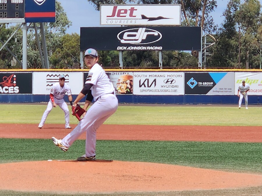 ▲ 첫 연습경기 등판에서 2이닝을 무실점으로 막아내고 좋은 투구를 선보인 소형준 ⓒkt위즈