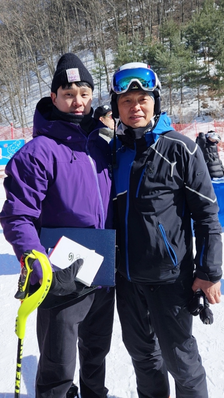 106회 전국동계체육대회 시상식 후 정동현 ⓒ미동부한인스키협회