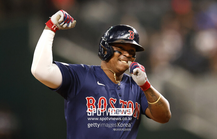 ▲ 보스턴 3루수 라파엘 데버스.