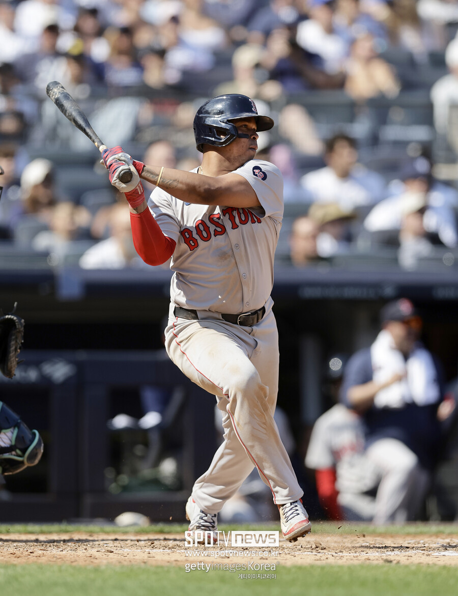 ▲ 보스턴 3루수 라파엘 데버스.