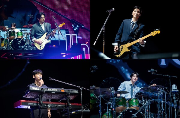 ▲ 지난 22일 필리핀 마닐라에서 공연을 성황리에 벌인 데이식스. 제공|JYP엔터테인먼트