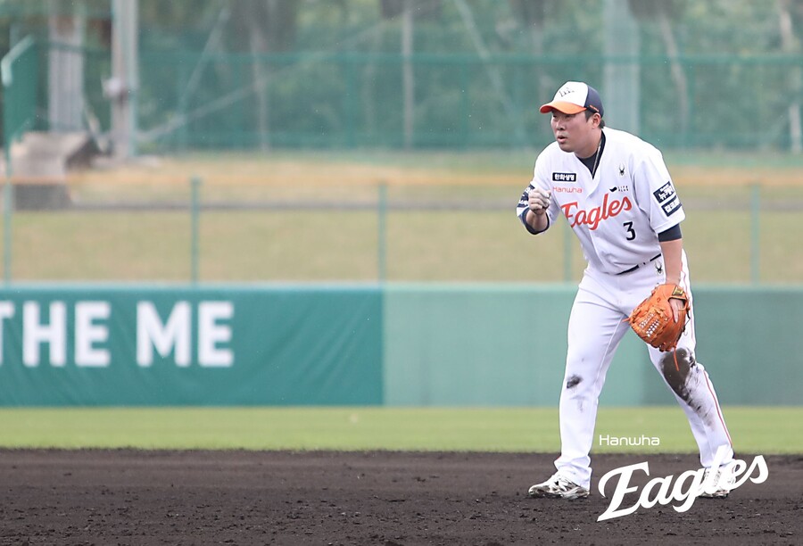▲ 만약 김 감독의 구상대로 리드오프가 나타나지 않을 경우 한화는 안치홍이나 심우준과 같은 베테랑 선수들은 임시 방편으로 쓸 가능성 또한 열어두고 있다 ⓒ한화이글스