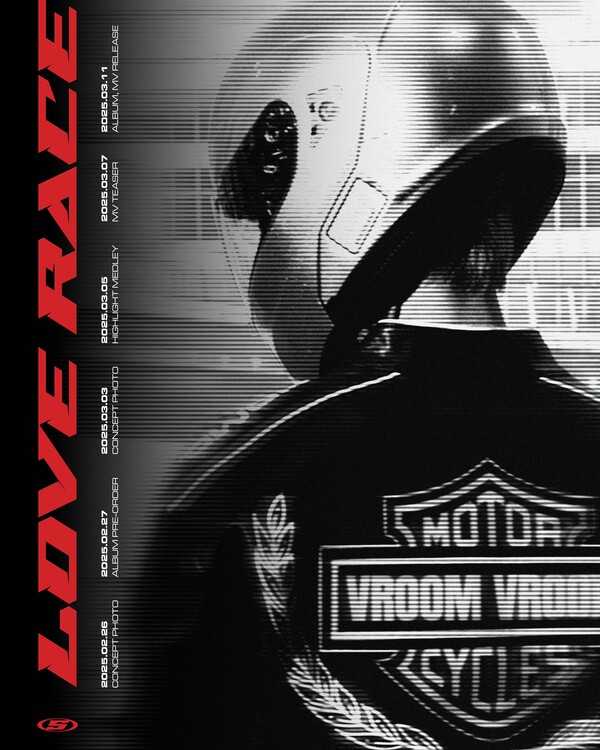 ▲ SF9 새 앨범 '러브 레이스' 발표를 예고하는 포스터. 제공|FNC엔터테인먼트