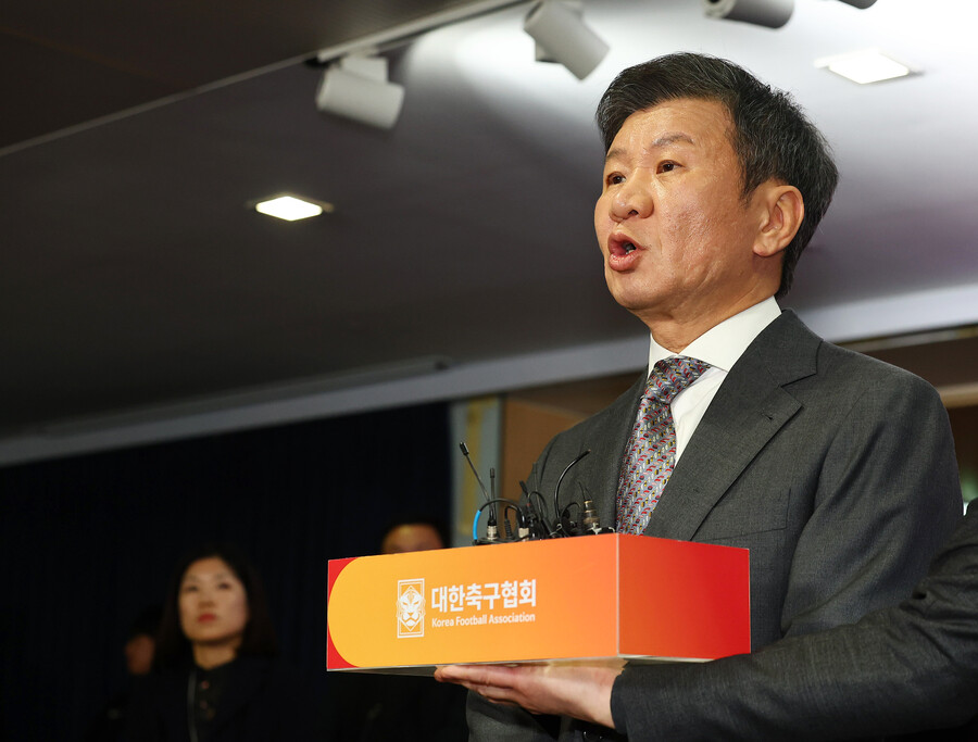 ▲ 대한축구협회 제55대 회장에 정몽규 후보가 당선, 4선에 성공했다. ⓒ연합뉴스