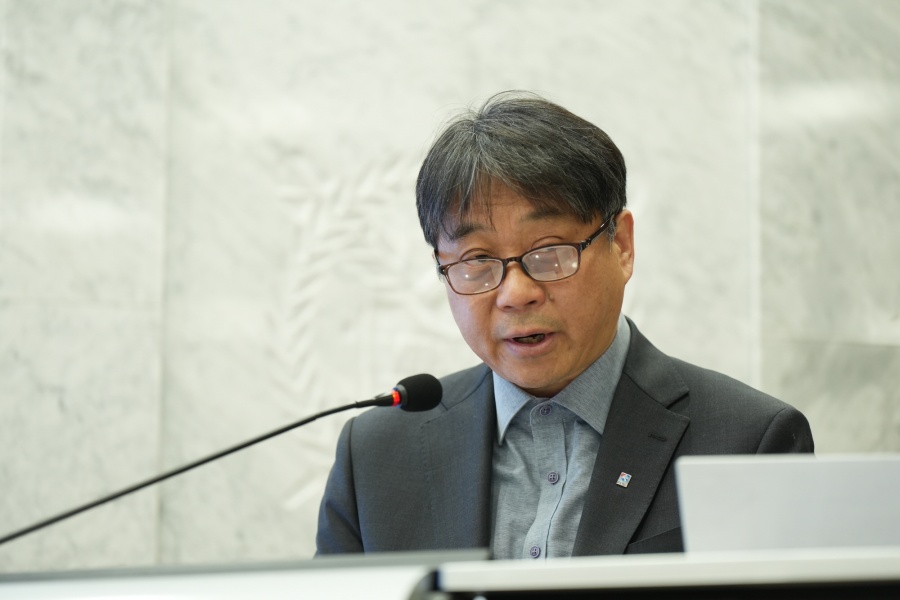 김일환 KADA 사무총장이 개회사를 하고 있다. ⓒKADA