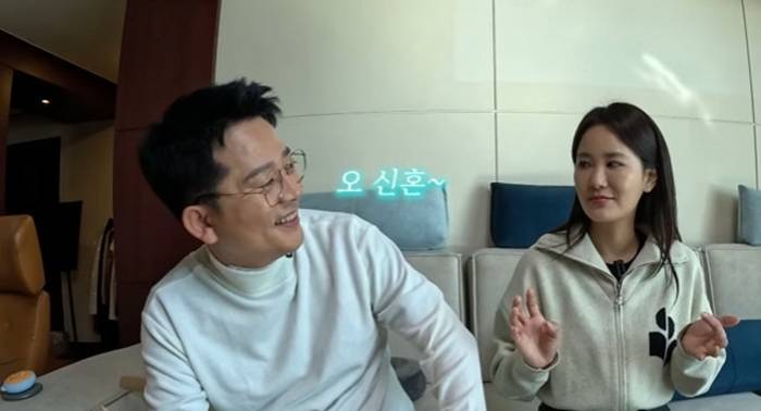 ▲ 김준호(왼쪽), 김지민. 출처| 유튜브 '준호 지민'