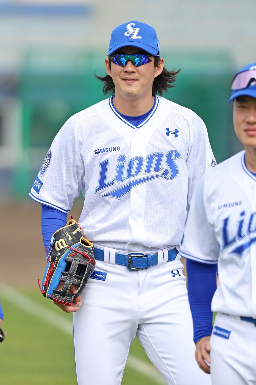 ▲ 5회 대타로 들어가 네일의 초구를 역전 만루홈런으로 연결시키며 팀 승리의 발판을 놓은 구자욱 ⓒ삼성라이온즈