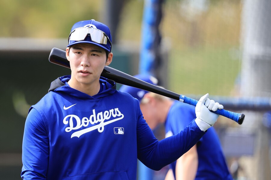 ▲ 시범경기 8경기에서 김혜성의 타율은 0.118, 출루율과 장타율의 합인 OPS는 0.544로 많이 처져 있다.ⓒ연합뉴스