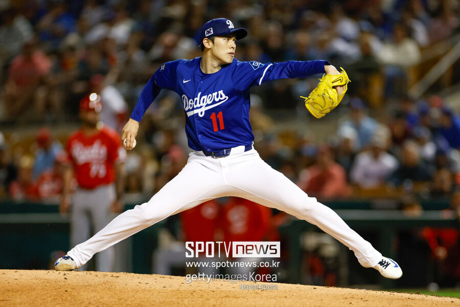 ▲ 사사키는 최고 구속 99마일 패스트볼에 주무기인 스플리터, 그리고 슬라이더를 이날 경기에서 활용했다. 특히 스플리터는 스윙을 7회 유도했는데, 이 가운데 6회이 헛스윙일 정도로 위력적이었다.