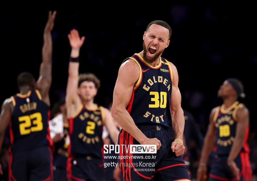 ▲ 커리 부담이 줄어들었다. 표정에서부터 드러난다.