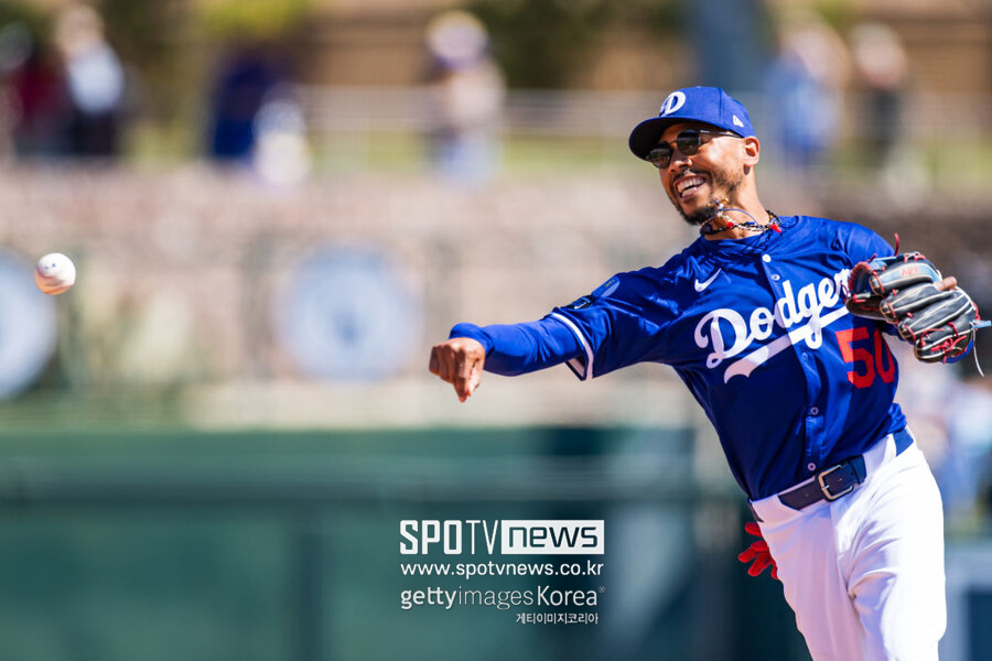 ▲ 무키 베츠는 유격수로 이번 시즌을 준비했다.