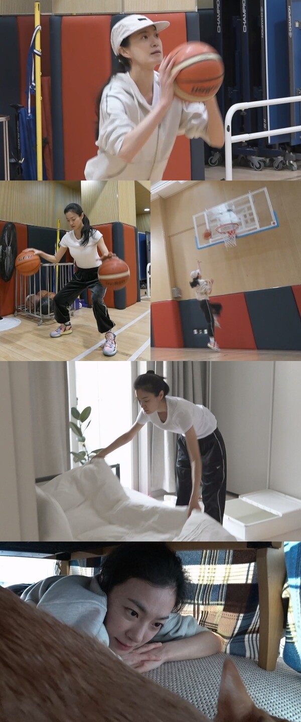 ▲ 21일 방송되는 '나혼자 산다'에서 옥자연은 농구 실력을 뽐낸다. 제공|MBC