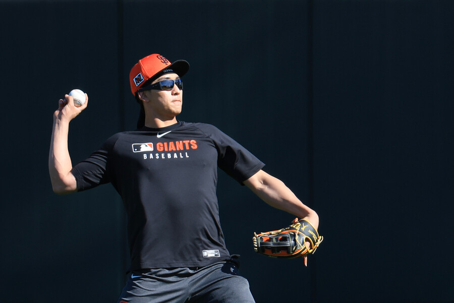 ▲ 이정후는 시범경기)12경기에서 타율 0.300, OPS(출루율+장타율) 0.967, 홈런 2개, 타점 5개를 기록하며 좋은 흐름을 보여주고 있었다. 남은 세 경기에서 그 흐름을 이어 가며 시즌 개막전에 출전할 수 있을지 주목된다. ⓒ연합뉴스