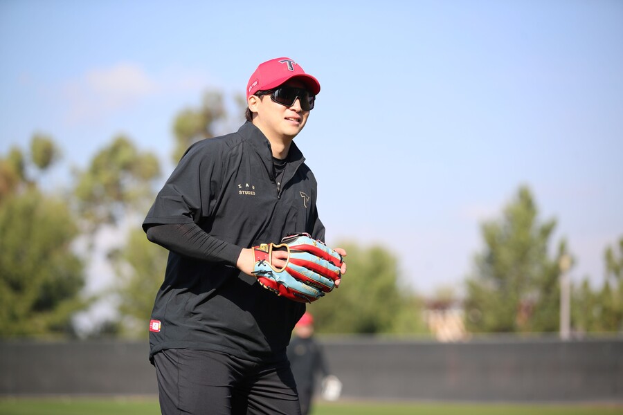 ▲ 오프시즌 중 철저하게 몸을 관리한 나성범은 정상적인 컨디션으로 개막전 출전을 준비하고 있다 ⓒKIA타이거즈