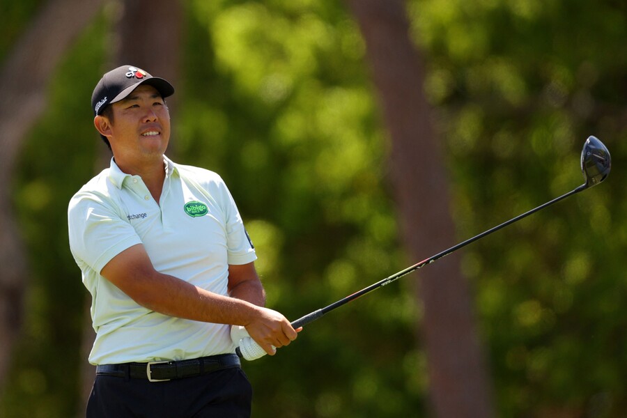 ▲ 안병훈이 미국프로골프(PGA) 투어 발스파 챔피언십 3라운드에서 주춤했다. 선두 그룹과 3타 차에 불과해 최종 라운드에서 역전 우승을 노린다. ⓒ연합뉴스