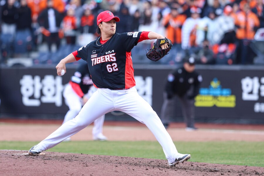 ▲ 정해영은 최근 어수선한 팀의 불펜 상황에서 네 경기 연속 세이브로 고군분투하고 있다 ⓒKIA타이거즈