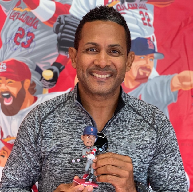 ▲ 2019년 '한만두' 20주년을 기념해 친정팀을 찾은 페르난도 타티스 ⓒ세인트루이스 구단 트위터 캡처