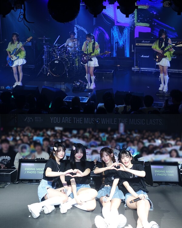 ▲ 도쿄에 이어 오사카에서도 팬 콘서트를 성황리에 마친 QWER. 제공|타마고 프로덕션