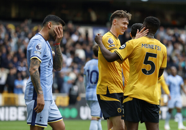 ▲ 토트넘 홋스퍼가 울버햄턴에 연두부 조직력을 보여주며 대패했다. ⓒ연합뉴스/REUTERS