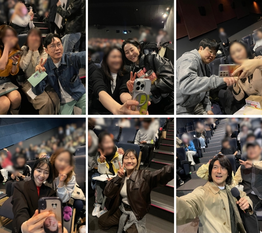 ▲ '로비' 개봉 2주차 무대인사 모습. 제공|쇼박스