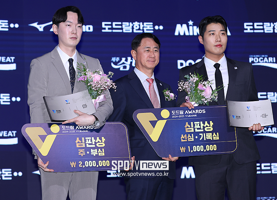 ▲ 정준호 심판 신무철 사무총장 이상렬 심판 ⓒ곽혜미 기자