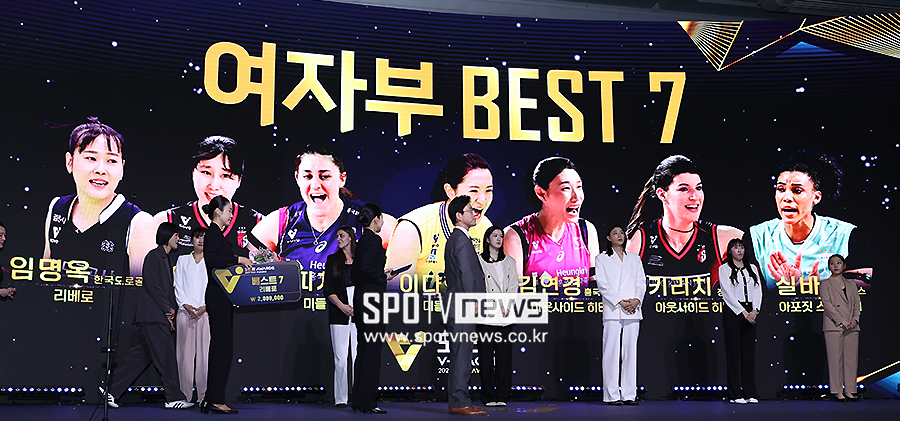 ▲ 김연경 여자부 베스트7 ⓒ곽혜미 기자