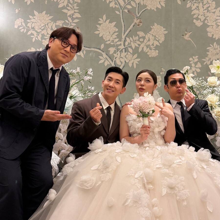 ▲ 에일리 결혼식. 출처ㅣ브라이언 인스타그램