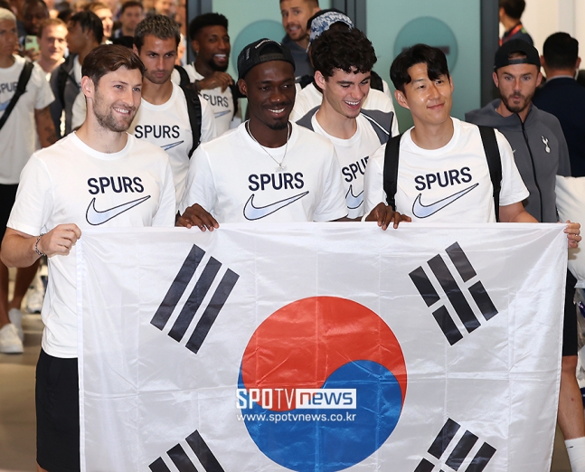 ▲ 2024년 여름 손흥민과 함께 한국을 찾은 토트넘 홋스퍼 ⓒ곽혜미 기자