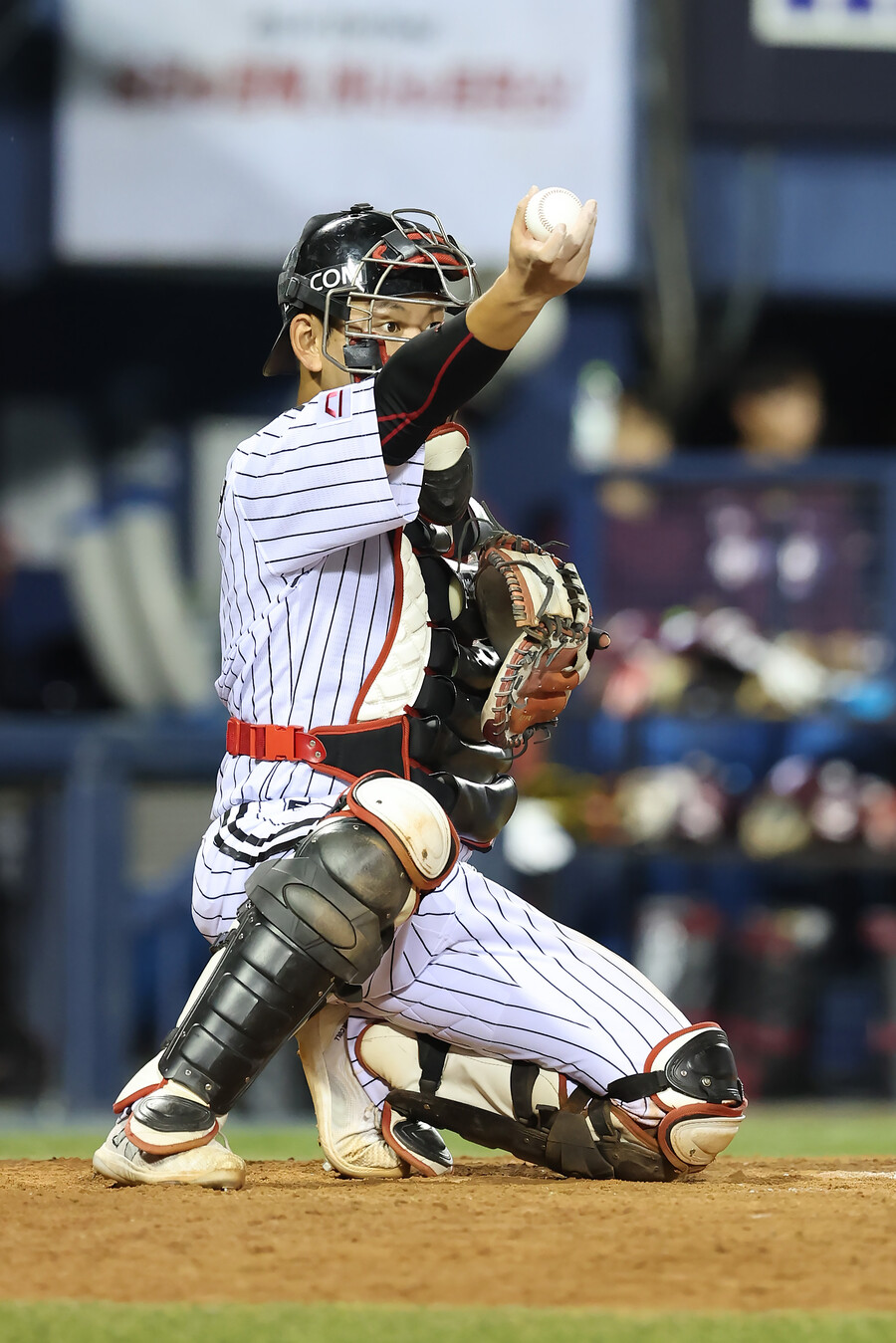 ▲ 이주헌은 올 시즌 개막 엔트리에 포함돼 박동원의 백업 포수 몫을 충실하게 소화하고 있다 ⓒ LG 트윈스