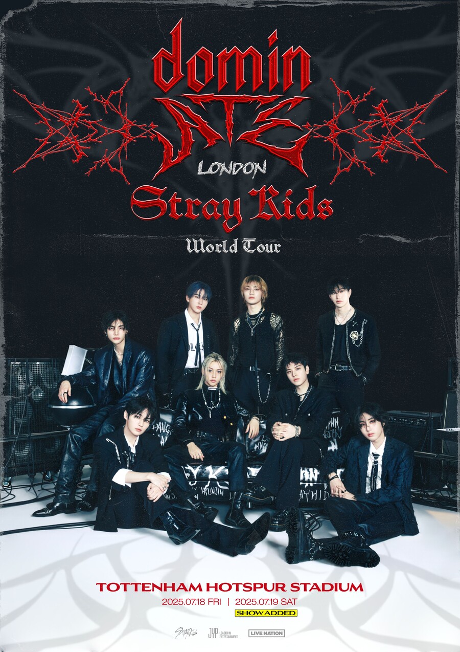 Stray Kids、K-POP初のトッテナム・スタジアム公演―欧州ツアーで新たな