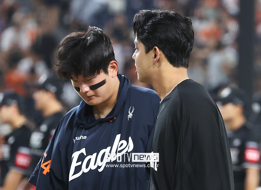 ▲ 김서현 문동주 ⓒ곽혜미 기자