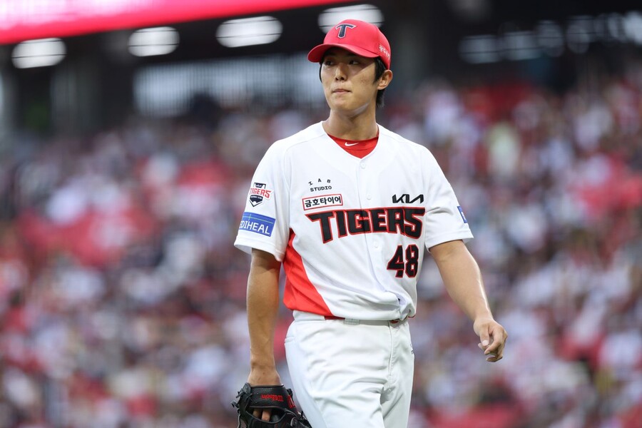 ▲ 건강하게 돌아왔다는 것을 증명한 이의리는 경기력이 더 나아질 것이라는 기대감을 주고 있다 ⓒKIA타이거즈