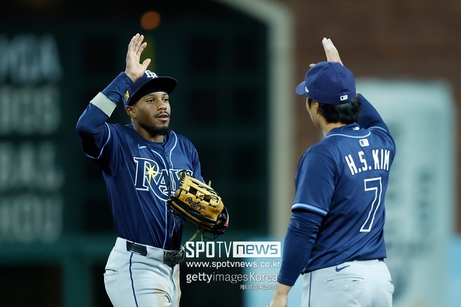 ▲ 김하성(오른쪽).