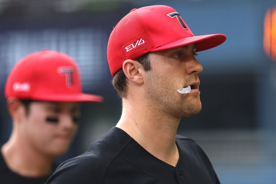 ▲ 7이닝 무실점 역투에도 불구하고 승리투수가 돠지 못한 제임스 네일 ⓒKIA타이거즈