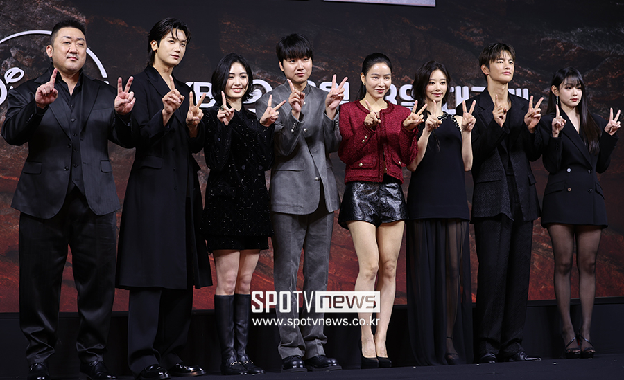 ▲ 마동석 박형식 레지나 레이 성유빈 안지혜 이주빈 서인국 강미나 ⓒ곽혜미 기자