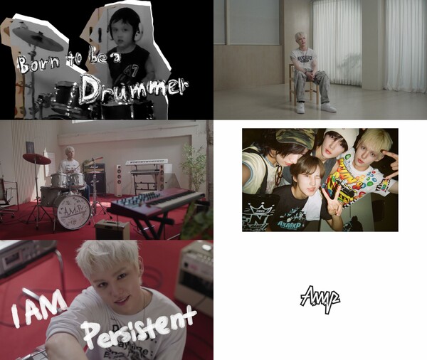 ▲ FNC가 10년 만에 론칭하는 신인 보이밴드 AxMxP 드러머 크루 소개 영상. 제공|FNC엔터테인먼트