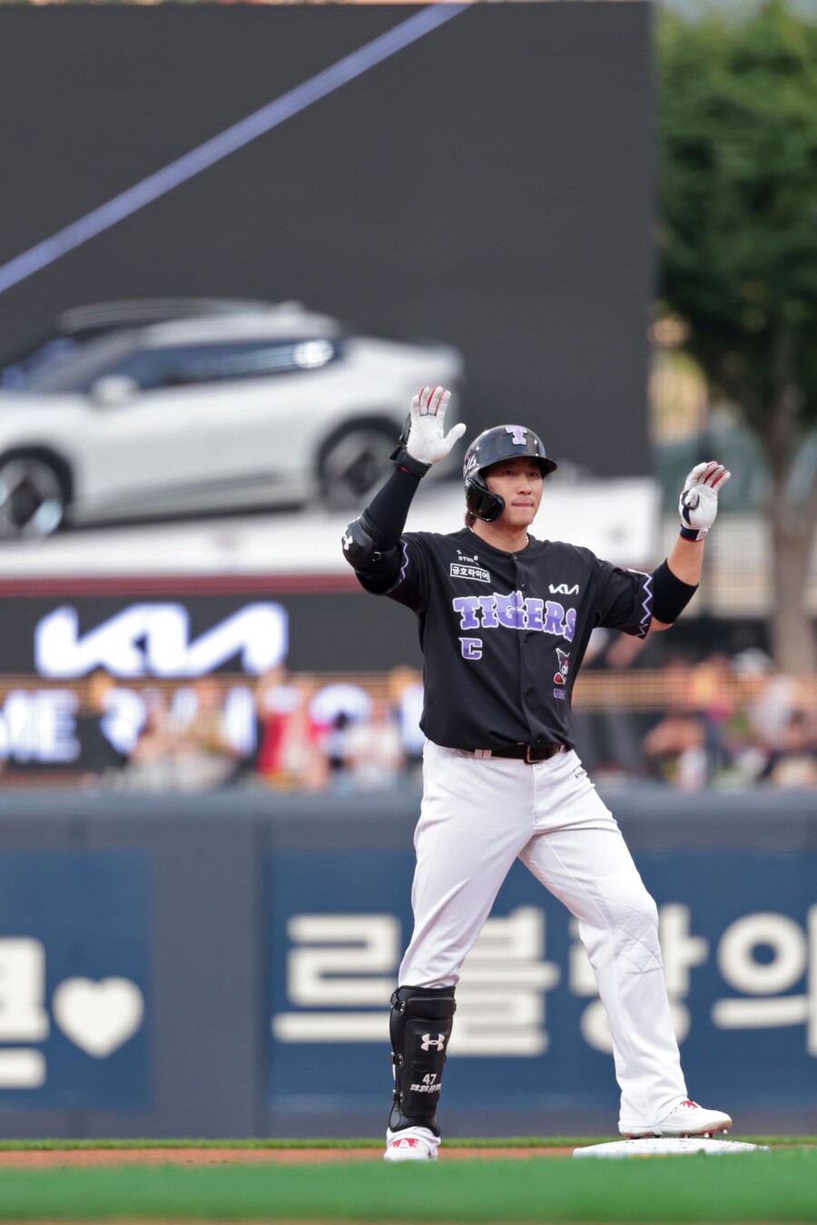 ▲ 3회까지만 홈런 포함 3타점을 기록 중인 나성범 ⓒKIA타이거즈